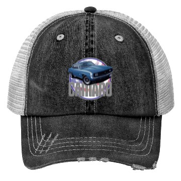 Discover Bold Camaro in Blue Trucker Hats