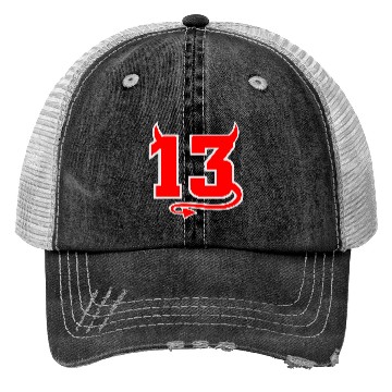 Discover Lucky Devil 13 Trucker Hats