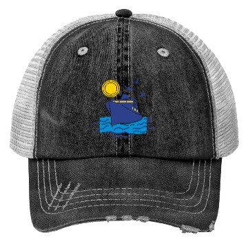 Discover sailing cruise ship Trucker Hats