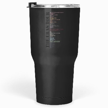 Discover eras tour UPDATED SETLIST Tumblers 30 oz