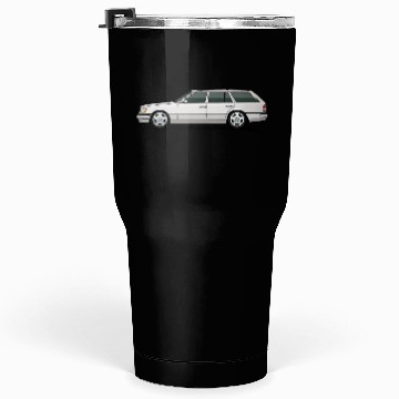 Discover MB W124 300TE Wagon (White) Tumblers 30 Oz