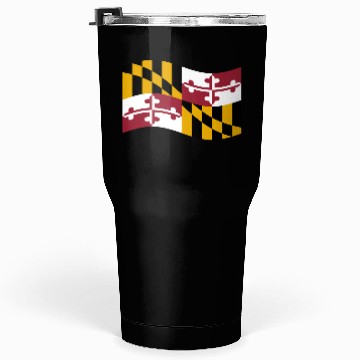 Discover Waving Maryland Flag Tumblers 30 Oz