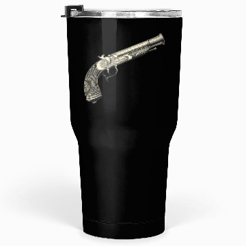 Discover Retro pirates gun design Tumblers 30 Oz