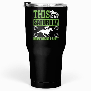 Discover Horse Racing Tumblers 30 Oz