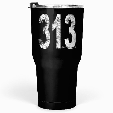 Discover Vintage Detroit Area Code 313 Tumblers 30 Oz