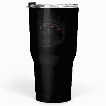 Discover Royal Skull with Gems in Crown Tumblers 30 Oz