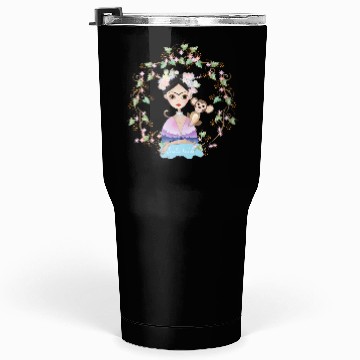 Discover Frida Kahlo girl's Tumblers 30 Oz