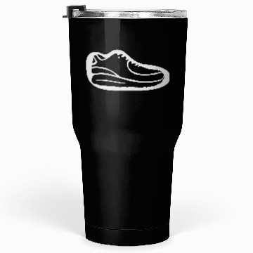 Discover running shoe bw Tumblers 30 Oz