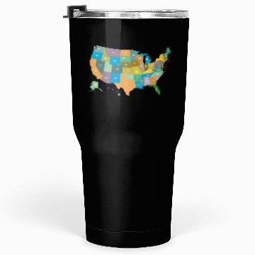 Discover US States Tumblers 30 Oz