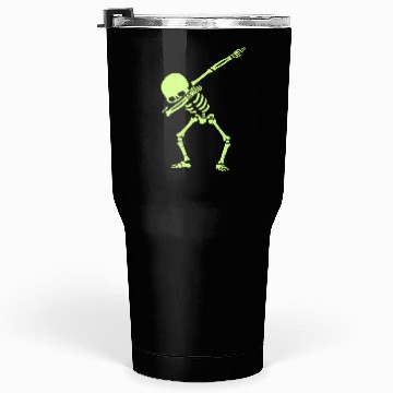 Discover Dabbing Skeleton Dab Hip Hop Skull Dab Glow Effect Tumblers 30 Oz