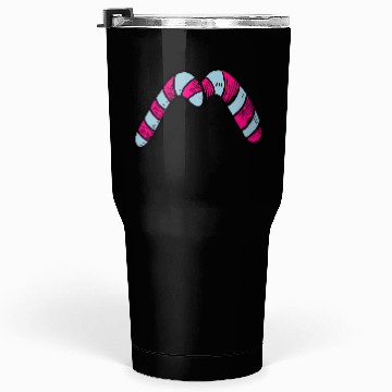 Discover Candy canes "M" Tumblers 30 Oz