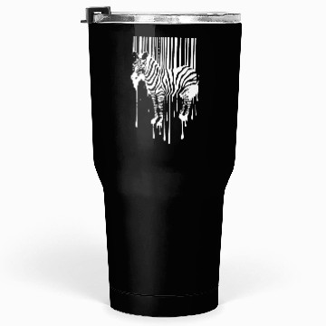 Discover Banksy Street Art Zebra Bar Code Tumblers 30 Oz