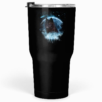 Discover Black Wolf Bl Moon Full Scape Tumblers 30 Oz