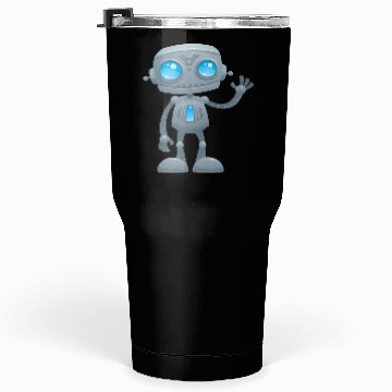 Discover Waving Robot Tumblers 30 Oz