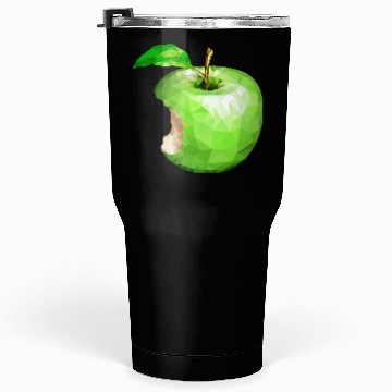 Discover Green Apple With A Bite Tumblers 30 Oz