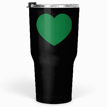 Discover Dark Green Heart Tumblers 30 Oz