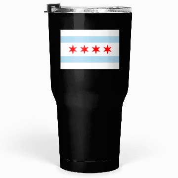 Discover Chicago Flag Tumblers 30 Oz