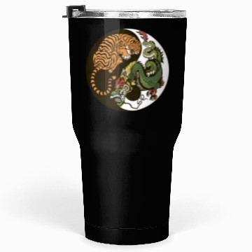 Discover Yin yang tiger & dragon Tumblers 30 Oz