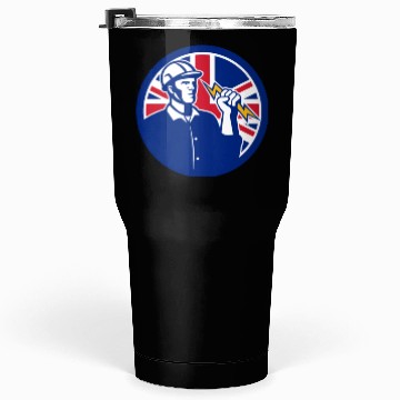 Discover British Power Lineman Tumblers 30 Oz