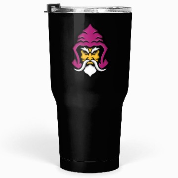Discover Wizard Head Front Mascot Tumblers 30 Oz