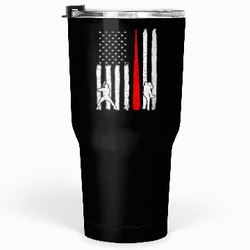 Discover Baseball Pitcher Batter American Flag 4th of July Tumblers 30 Oz