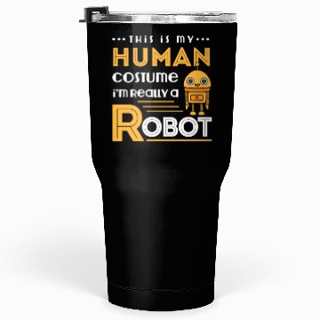 Discover Robot Human Costume Tumblers 30 Oz