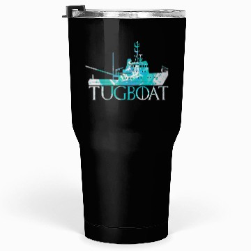 Discover Funny Tugboat - Ship Vessel Floating - Sailing Tumblers 30 Oz