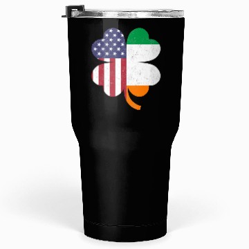Discover IRISH AMERICAN FLAG Ireland Tumblers 30 Oz