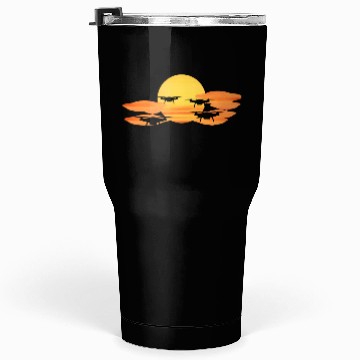 Discover Drones in Sunset or Sunrise the Drone Tumblers 30 Oz