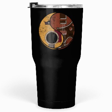 Discover Guitar Ying Yang Music Guitar Player Gift Tumblers 30 Oz