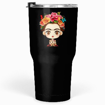 Discover FRIDA KAHLO woman Tumblers 30 Oz