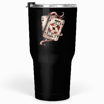 Discover Blackjack Gift Playing Cards Casino Gambling Gift Tumblers 30 Oz