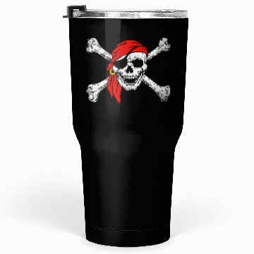 Discover Pirate Skull Crossbones Tumblers 30 Oz
