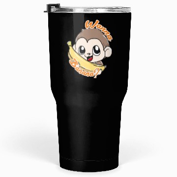Discover Monkeys Banana Tumblers 30 Oz