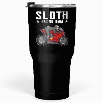 Discover Sloth Racing Team Biker Motorcycle Gift Tumblers 30 Oz