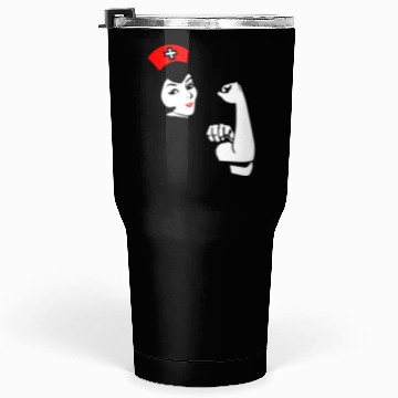 Discover Strong Woman Nurse Funny Gift Tumblers 30 Oz