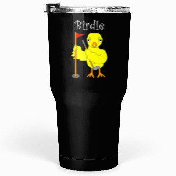 Discover Birdie Golfing Chick White Text Tumblers 30 Oz
