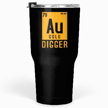 Discover Gold Au Periodic Table Elements Tumblers 30 Oz