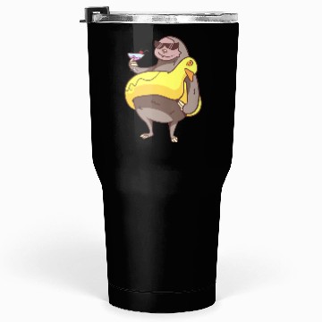 Discover Summer Sloth Tumblers 30 Oz