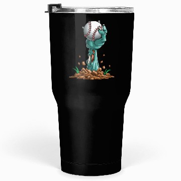 Discover Zombie Hands Baseball Funny Halloween Horror Scary Tumblers 30 Oz