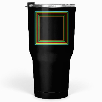 Discover Geometric Square Colorful Design Tumblers 30 Oz