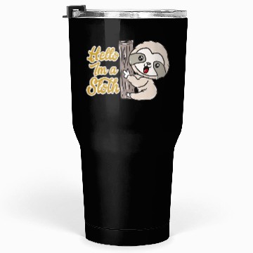Discover Sloth Animal Tumblers 30 Oz