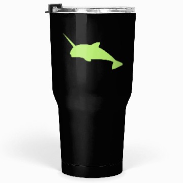 Discover Sharp narwhal in green uniwhale Tumblers 30 Oz