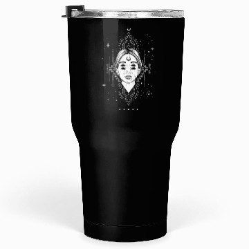 Discover Occult Moon Baphomet Tarot Card Satanic Devil Tumblers 30 Oz