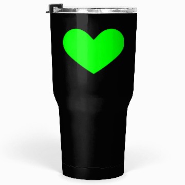 Discover Green heart Tumblers 30 Oz