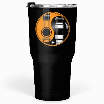 Discover Guitar Ying Yang Tumblers 30 Oz