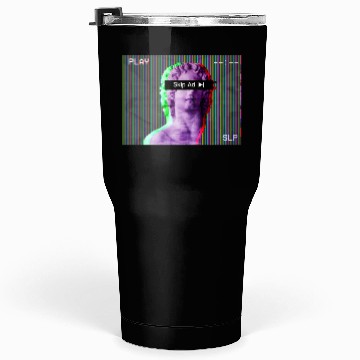 Discover Aesthetic Vaporwave Statue Skip Ad Online Tumblers 30 Oz
