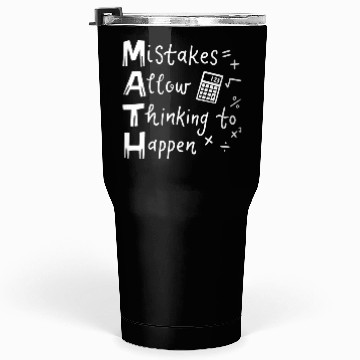 Discover Math Teacher Tumblers 30 Oz