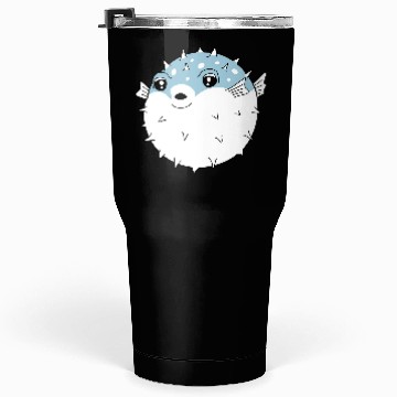 Discover Puffer fish funny Tumblers 30 Oz