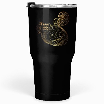 Discover Aquarius Golden Tumblers 30 Oz